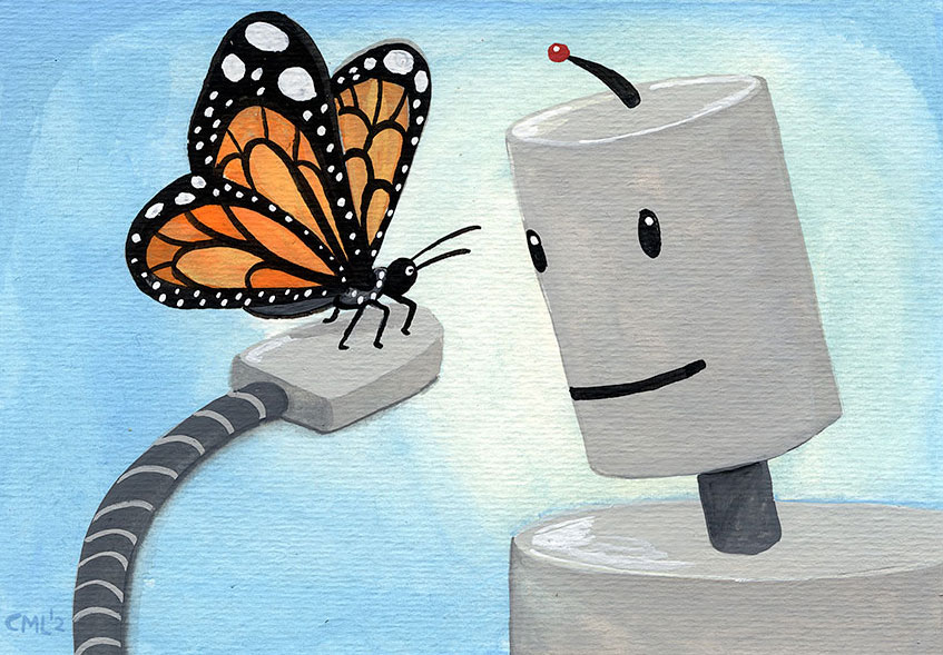 Butterfly Robot / Robot of the Month by Christine Marie Larsen 