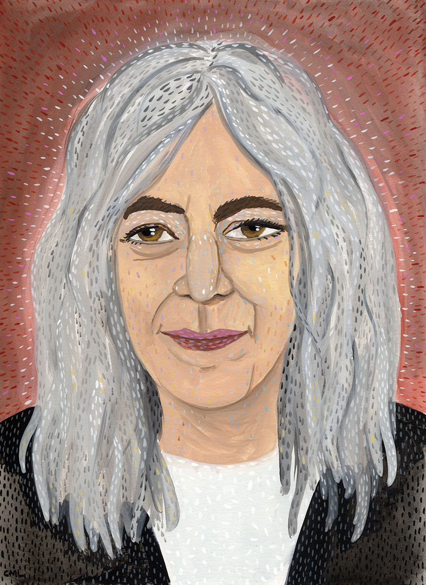 Portrait of Patti Smith by Christine Marie Larsen
