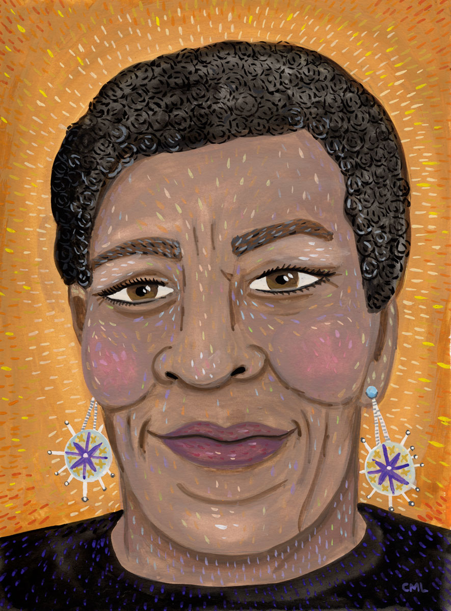 Portrait of Octavia Butler by Christine Marie Larsen