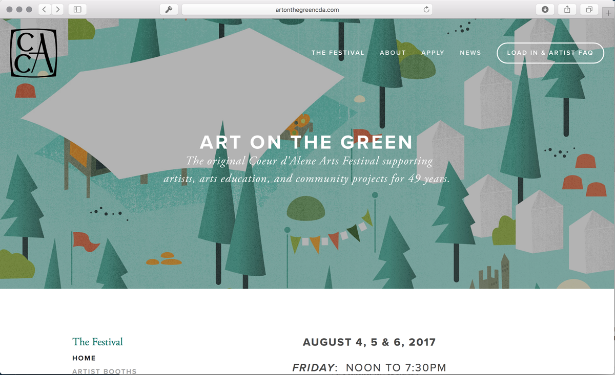Art on the Green Festival Screenshot